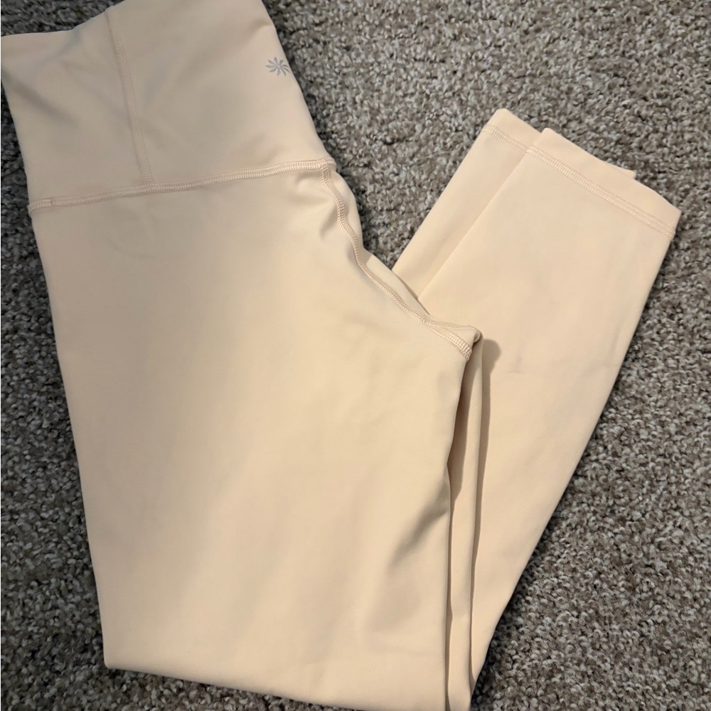 Athleta Cream Leggings